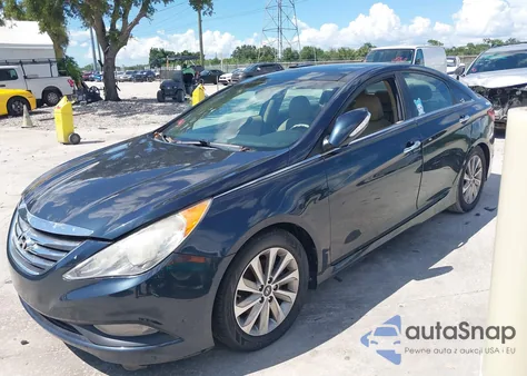 2014 Hyundai Sonata Limited из США, поврежденный, VIN 5NPEC4AC0EH913476